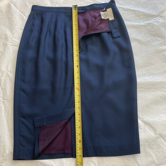 VINTAGE HERITAGE HOUSE 100%VISCOSE PENCIL-SKIRT Sz 12 - Picture 11 of 12
